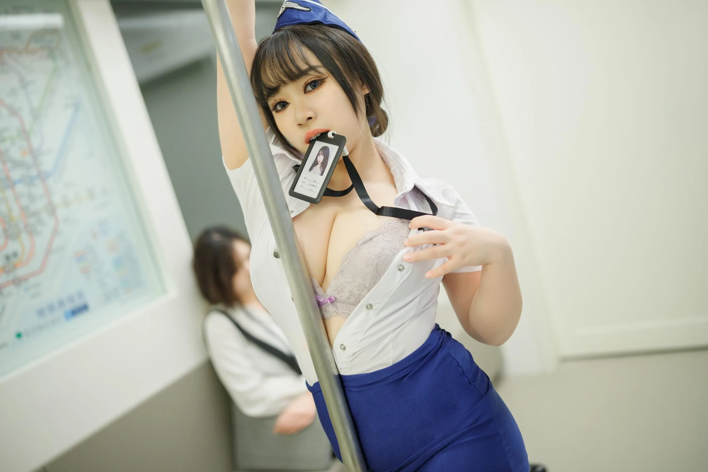 yuuhui玉汇 – NO.007 胡桃猫Kurumineko 电车 [164P]插图7